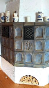 Kachelofen-Wohnzimmer