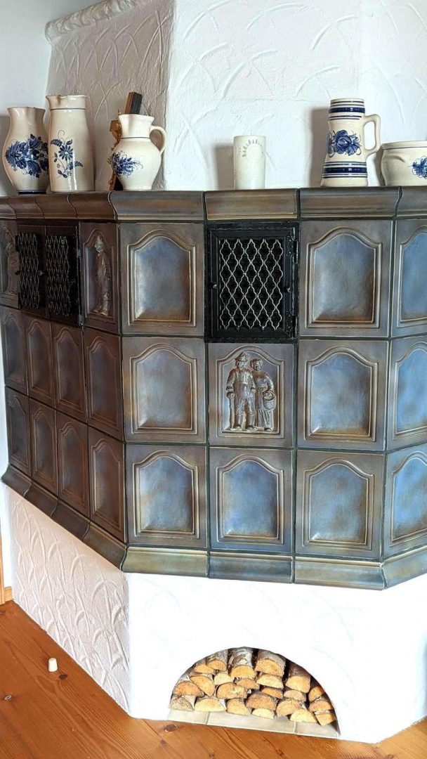 Kachelofen-Wohnzimmer