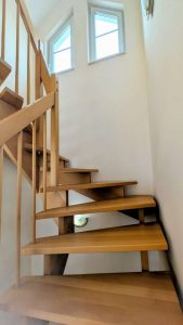 Aufgang ins Dachgeschoss