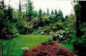 Garten im bewohnten Zustand