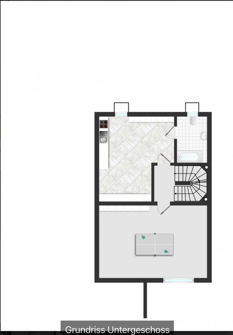 Grundriss Untergeschoss