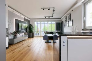 Blick ins Wohnzimmer