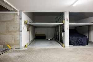 Duplexparker-Gerade Zufahrt